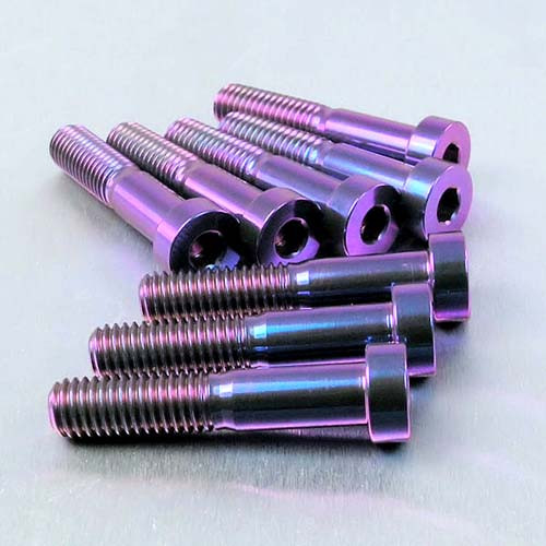 チタン Bremboキャリパーピンチボルト M8 x (1.25mm) x 40mm 8個セット
