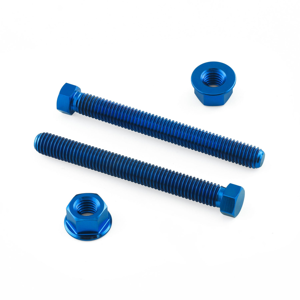 Titanium Axle Adjuster Set M8x70mm 2xBolts 2xNuts | Pro-Bolt