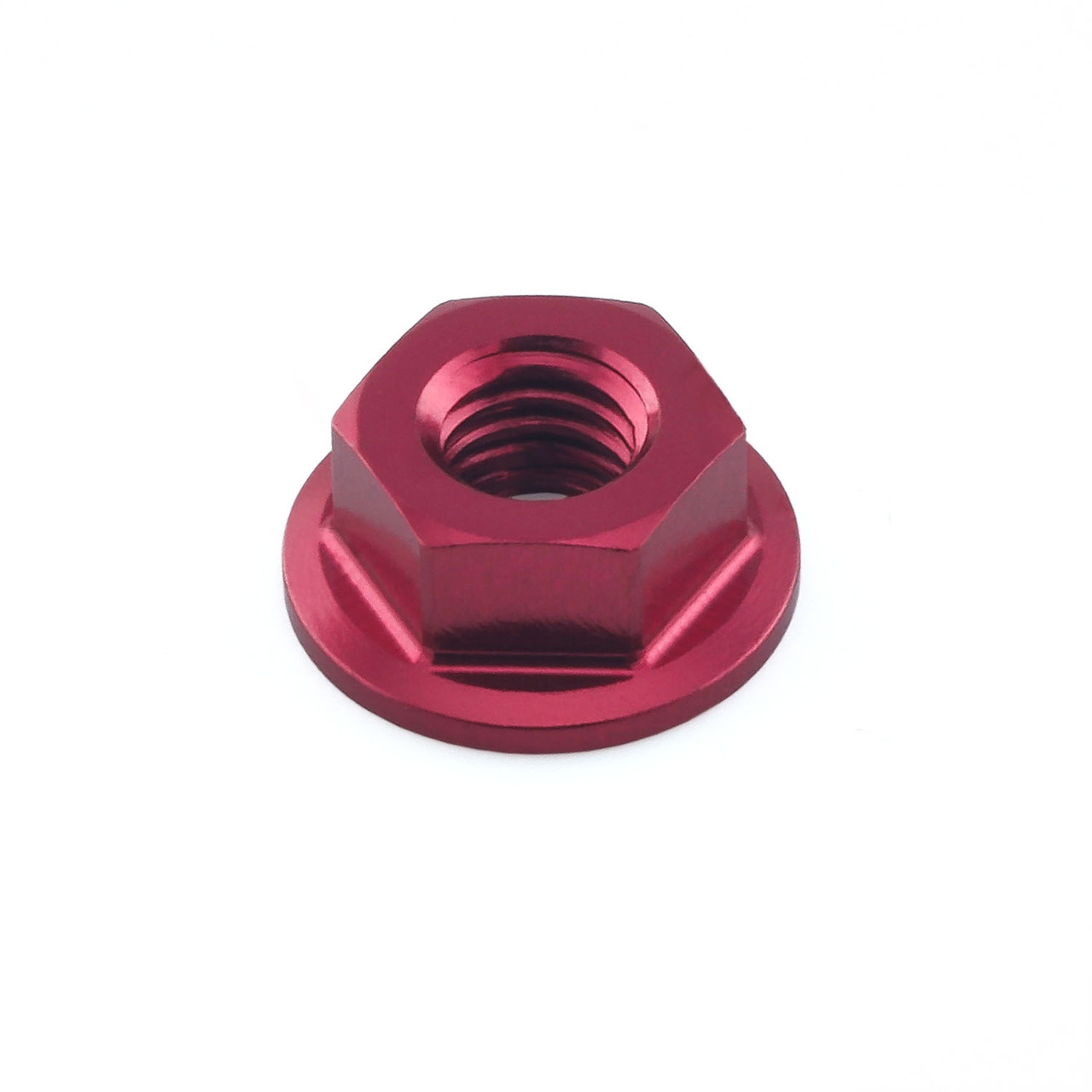 Aluminium Flanged Nut M6x(1.00mm) | Pro-Bolt