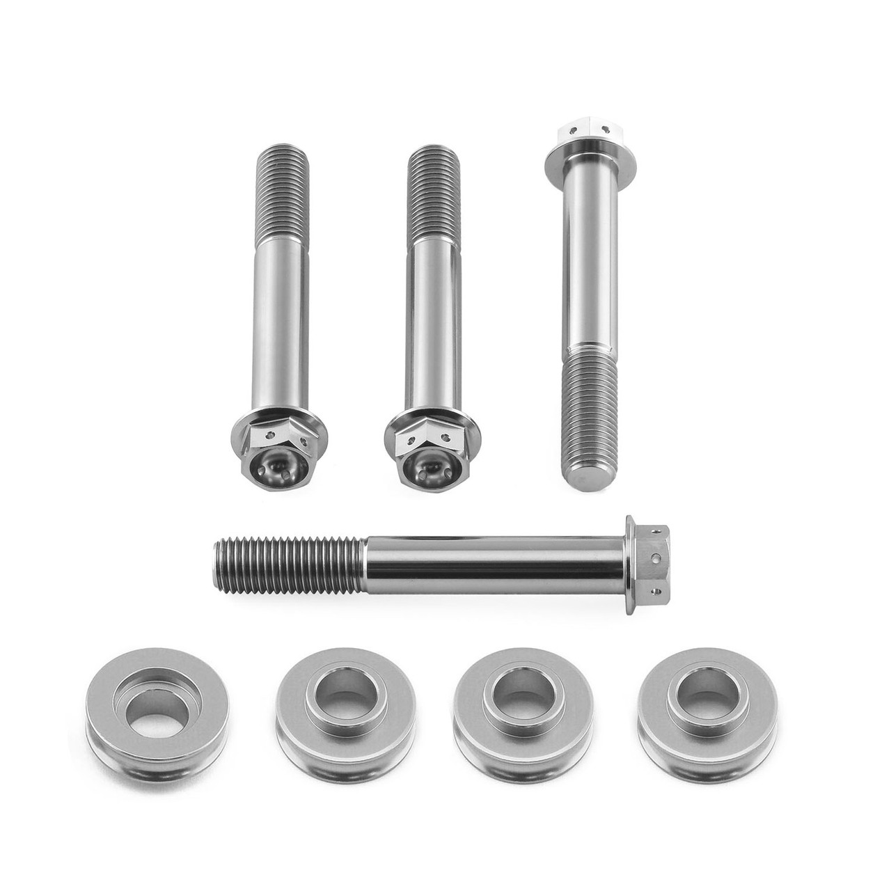 RevTech ブレーキキャリパー マウントキット クローム　リヤ4ポット チタン ブレーキキャリパーマウントボルトキット M10x(1.25mm)x70mm
