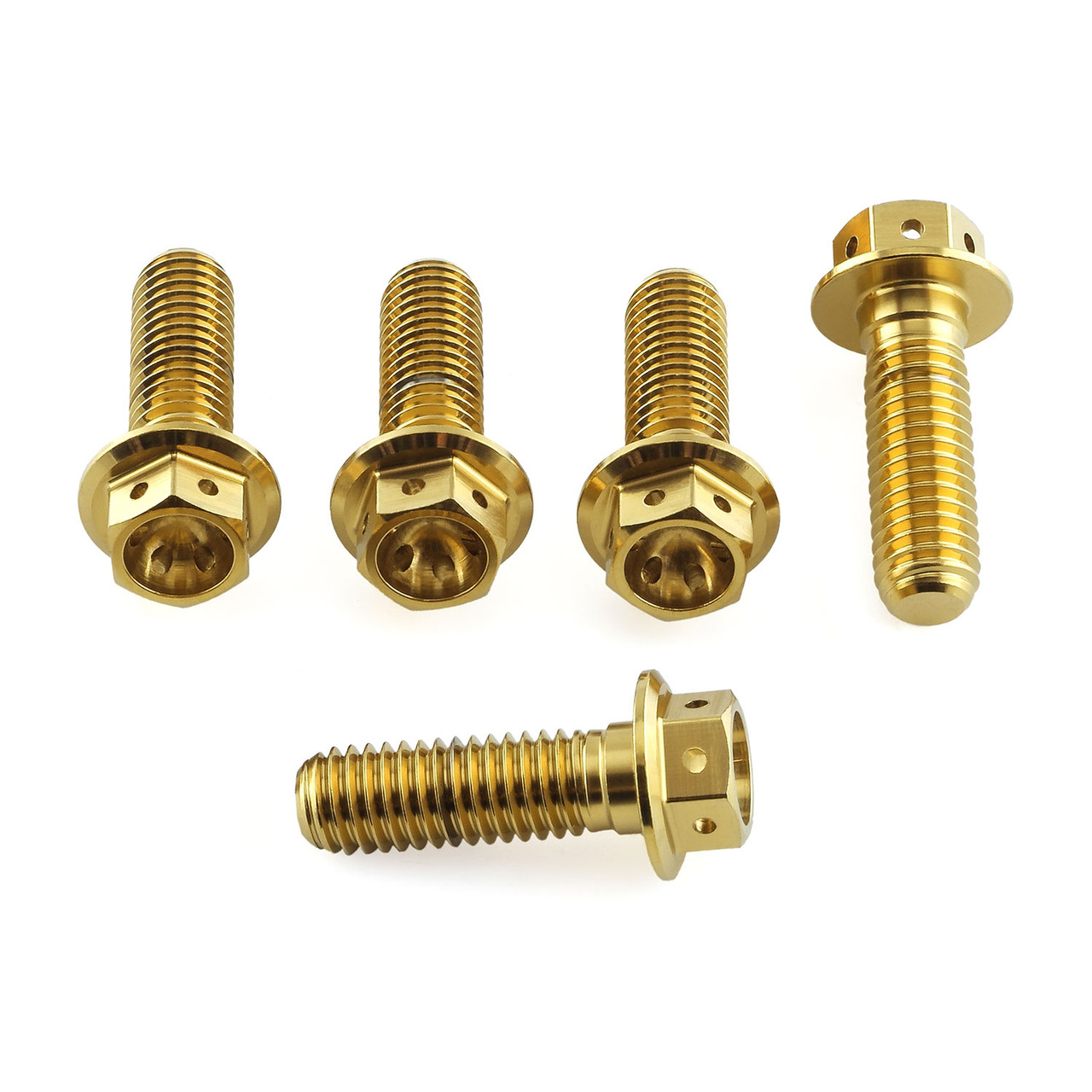 Stainless Steel Disc Bolts M8x(1.25mm)x25mm Race Spec Rear Pack x5