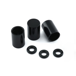 アルミニウム ブリードニップルカバー7mm 3個パック ブラック アルミニウム ブリードニップルカバー7mm 3個パック ブラック