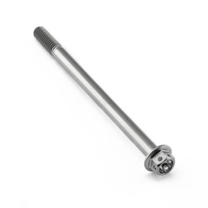 Titanium Flanged Hex Head Bolt M6x(1.00mm)x90mm Race Spec Titanium Flanged Hex Head Bolt M6x(1.00mm)x90mm Race Spec