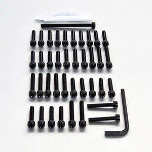 アルミニウム エンジンボルトキット(ソケットキャップ) ホンダ DN-01 '09+ ブラック