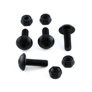 アルミ スクリーンボルト キット 4個入りナイロックナット付き ブラック アルミ スクリーンボルト キット 4個入りナイロックナット付き ブラック