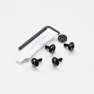 アルミ スクリーンボルト キット 4個入り 20mm XL ブラック アルミ スクリーンボルト キット 4個入り 20mm XL ブラック