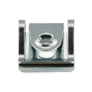 M6 Zinc Coated Steel Slide On Receptacle For 1/4 Turn Quick Release Fastener M24 x 24 x 7.5