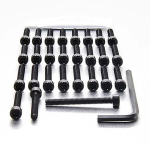 アルミニウム エンジンボルトキット(ソケットキャップ) ヤマハ SZR660 ブラック