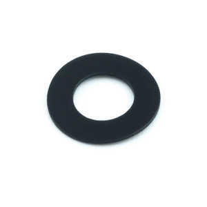 Black PP Washer for Quick Release Stud M12 X 6.6 X 0.5