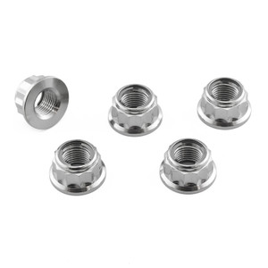 チタン スプロケットナット 12角(バイヘックス) M10x1.25mm 5個パック チタン スプロケットナット 12角(バイヘックス) M10x1.25mm 5個パック