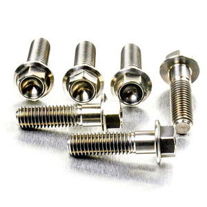 Titanium Disc Bolt M8x30mm Flanged Hex Pack x6 Titanium Disc Bolt M8x30mm Flanged Hex Pack x6
