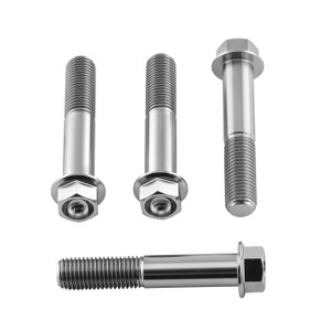 ブロンプトン純正ブレーキキャリパー前後（チタン製ボルトナット） チタン ブレーキキャリパーマウントボルトキット フランジヘックス