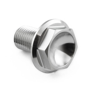 チタン フロント スピンドルボルト M14x1.5mm AF22mm チタン フロント スピンドルボルト M14x1.5mm AF22mm