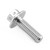 Aluminium Flanged Hex Bodywork Bolt M5x(0.80mm)x16mm Race Spec Etched Silver