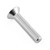 Aluminium Countersunk Bolt M8x(1.25mm)x40mm Silver
