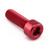 アルミニウム ソケットキャップボルト M8x(1.25mm) 長さ 25mm レッド