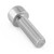 Aluminium Socket Cap Bolt M8x(1.25mm)x25mm Silver