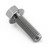 Titanium Flanged Hex Head Bolt M6x(1.00mm)x20mm