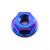 Titanium Flanged Nut M6x(1.00mm) Purple Haze