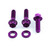 アルミ ブレーキ・クラッチ パーチピンチボルト セット- レーススペック パープル
