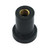 Black Rubber Nut With Brass Insert M8 x 1.25 x 28