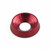 アルミニウム カウンターシャンクボルト用 ワッシャ M5 (13mm ヘッド外径) レッド