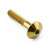 ステンレス ドームヘッドボルト M6 x (1.00mm) x 35mm ゴールド