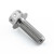 Stainless Steel Flanged Hex Head Bolt M6x(1.00mm)x18mm Race Spec