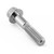 Stainless Steel Flanged Hex Head Bolt M6x(1.00mm)x30mm