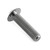 Titanium Dome Head Bolt M6x(1.00mm)x25mm (12mm O/D)