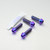 Titanium Front Brake Caliper Mount Bolt Kit Purple Haze
