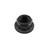Titanium Flanged Metal Lock Nut Bi-Hex M10x(1.25mm) Black