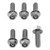 Stainless Steel Disc Bolts M6x(1.00mm)x20mm Flanged Hex Pack x6