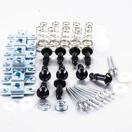 Aluminium Quick Release Stud 19mm Allen Key & CLIP6 Pack x10 | Pro