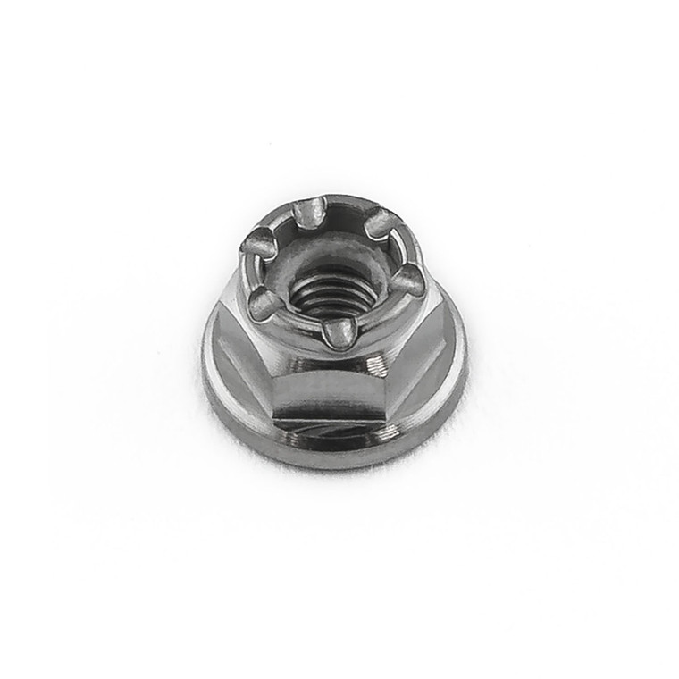 Titanium Flanged Nylon Nut M3x(0.50mm)