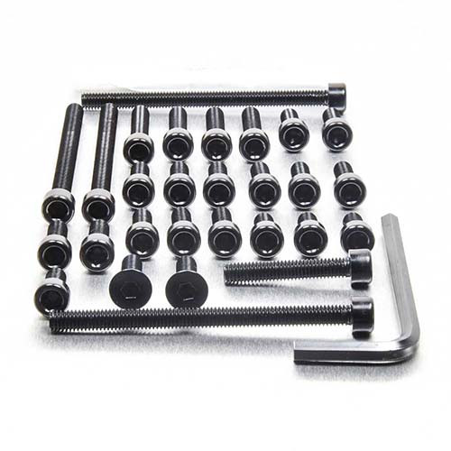 アルミニウム エンジンボルトキット(ソケットキャップ) Ducati GT1000 '07 ブラック