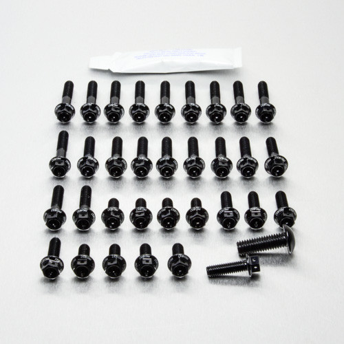 アルミニウム エンジンボルトキット レーススペック ヤマハ YZF1000 R1 Big Bang ブラック