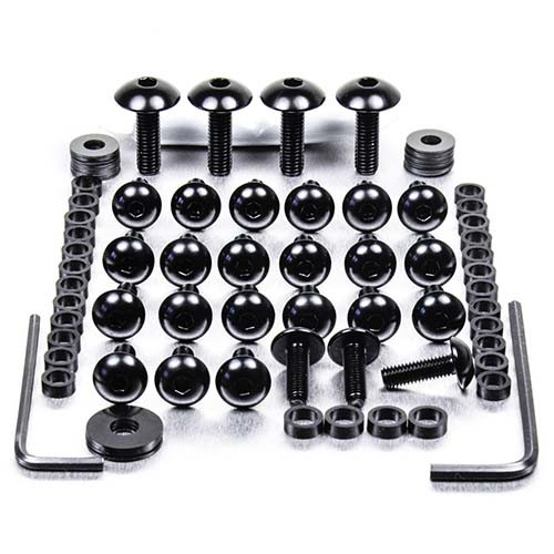 アルミ フェアリングボルトキット スズキ RGV 250R ブラック