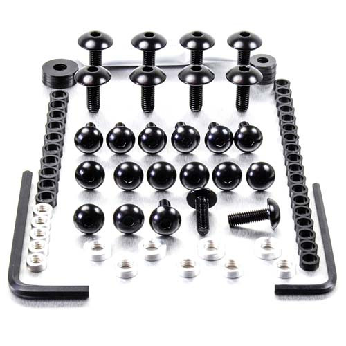 アルミ フェアリングボルトキット Triumph Speed Triple R ブラック