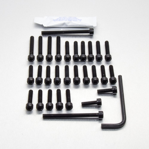 アルミニウム エンジンボルトキット(ソケットキャップ) カワサキ Z1000 '83 ブラック
