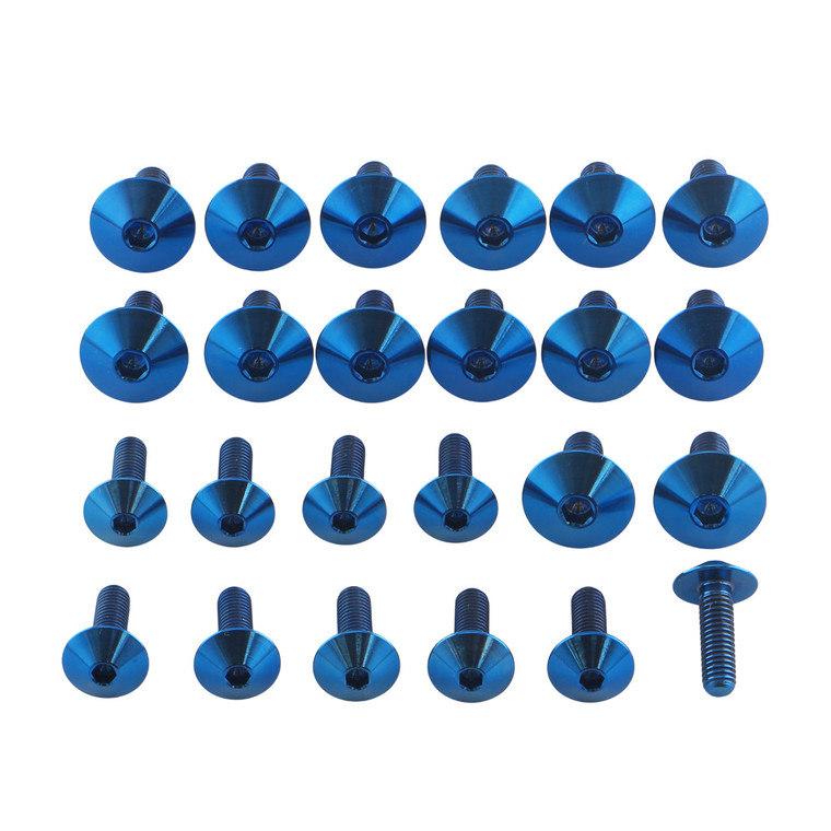 チタン フェアリングキット カワサキ Ninja ZX-6R ブルー