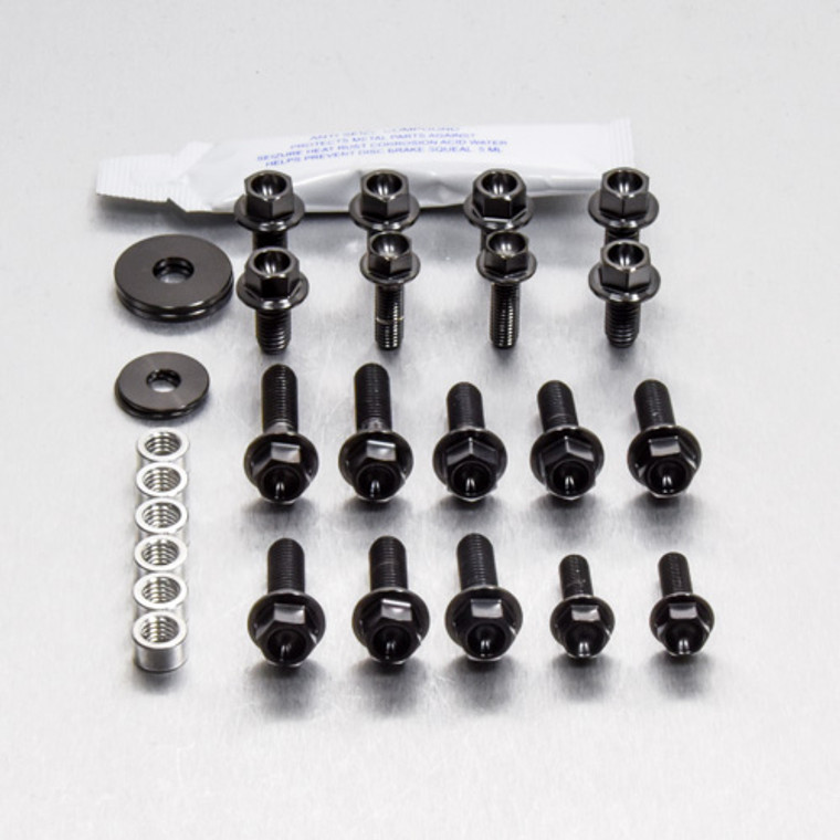 Titanium Body Panel Bolt Kit KTM 450 EXC Black