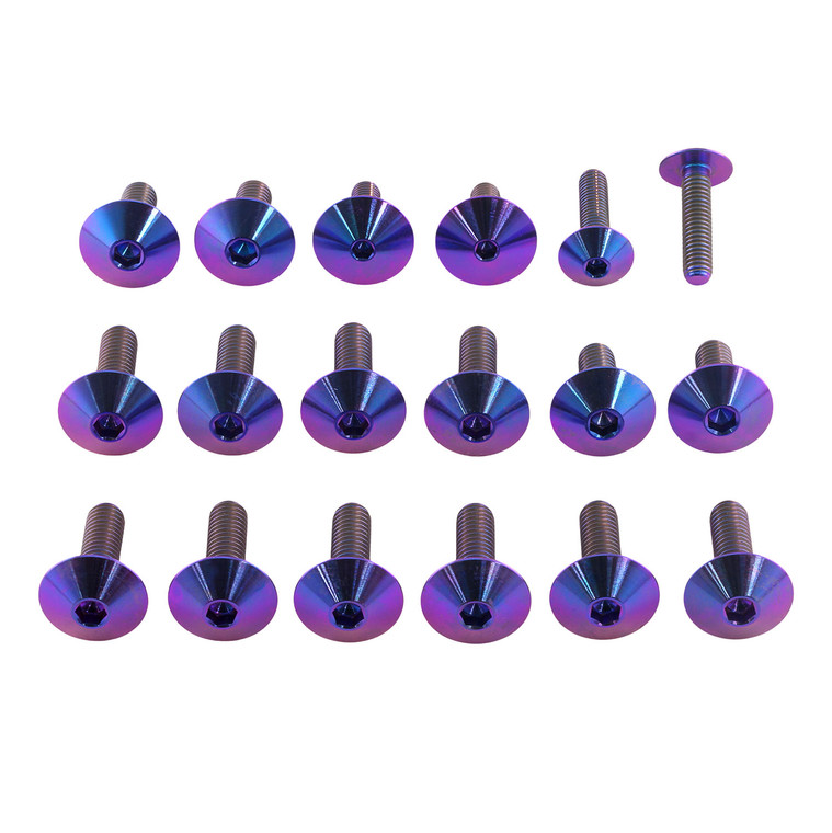 チタン フェアリングキット スズキ Hayabusa パープル　チタン 