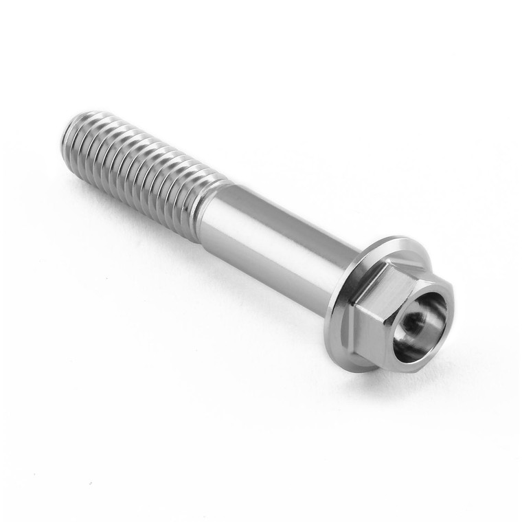 Stainless Steel Flanged Hex Head Bolt M8x(1.25mm)x45mm