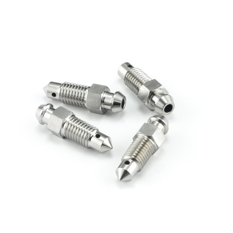 ステンレス ブリードニップル 7mm 4個パック リアブレーキ マスターシリンダー