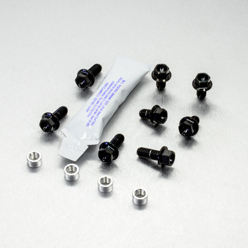 ステンレス ラジエターサイドガードマウントボルトキット ブラック