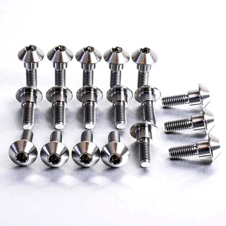 Titanium Disc Bolt To Fit Yamaha M6x20mm Pack x18