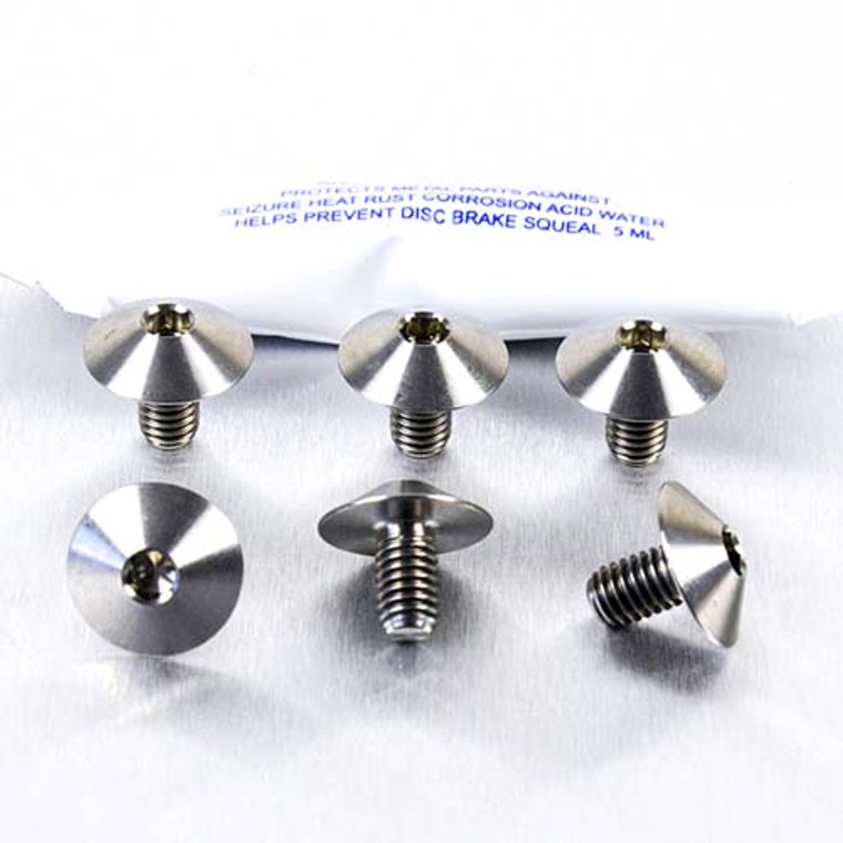 Titanium Exhaust End Cap Bolt Kit