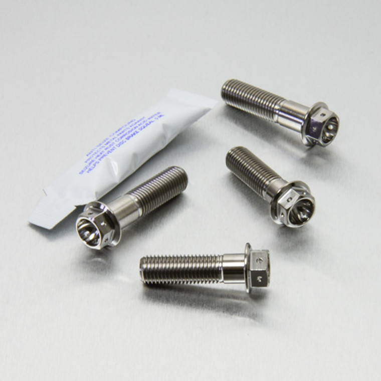 Titanium Front Brake Caliper Mount Bolt Kit Race Spec