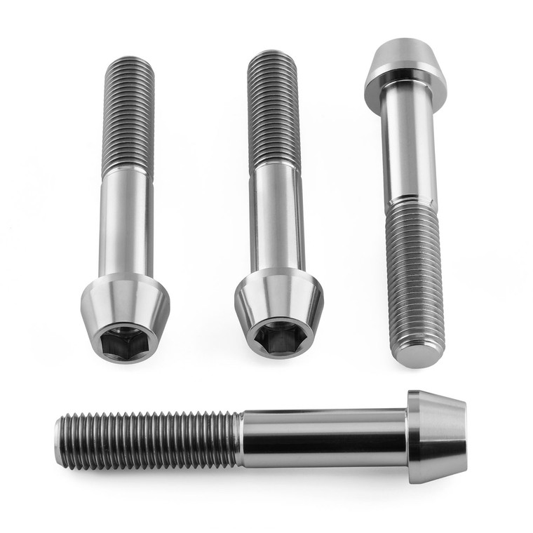 Titanium Front Brake Radial Caliper Mount Bolt Kit M10x(1.25mm)x60mm Tapered Socket